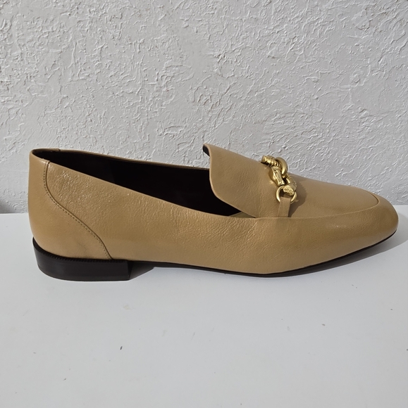 Tory Burch Jessa Loafer Ginger Shortbread Gold Dragon Slip On Flats Women's 10.5 - Picture 5 of 14